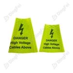 Traffic Cone Collars - Danger High Voltage Traffic Cone Sleeves